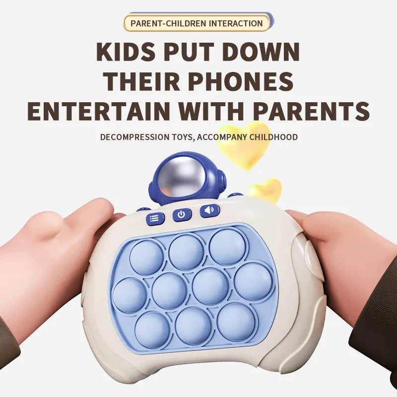 Quick Push Game Toy, Handheld Game For Kids Adults, Fast Push Bubble Game, Stress Light Up Game Toys, Console Puzzle Game Console Machine, Presents For Boys Girls Teens