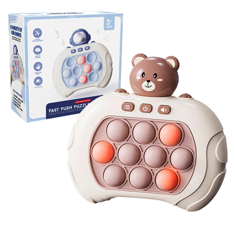 Quick Push Game Toy, Handheld Game For Kids Adults, Fast Push Bubble Game, Stress Light Up Game Toys, Console Puzzle Game Console Machine, Presents For Boys Girls Teens