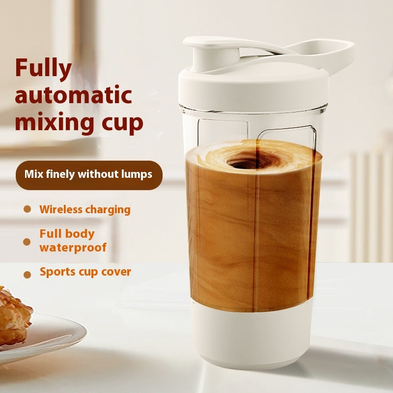 400ML 14oz Electric Protein Powder Mixing Cup Automatic Shaker Mixer Shake Bottle Milk Coffee Blender Kettle For Gym 1200mAh